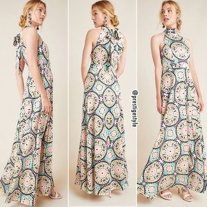 Anthropologie Serena Halter Maxi by Nicole Miller